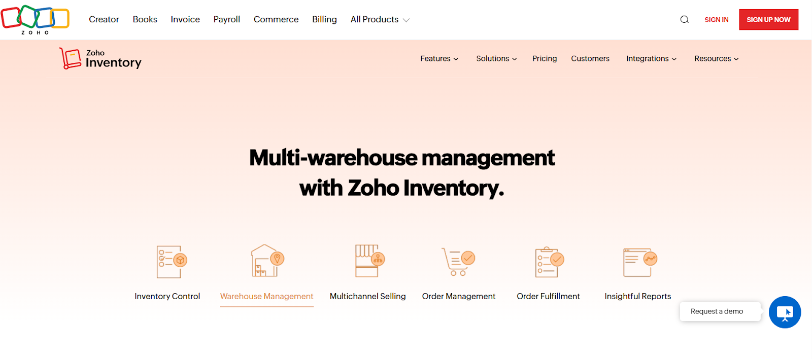 Zoho Inventory + Zoho Books