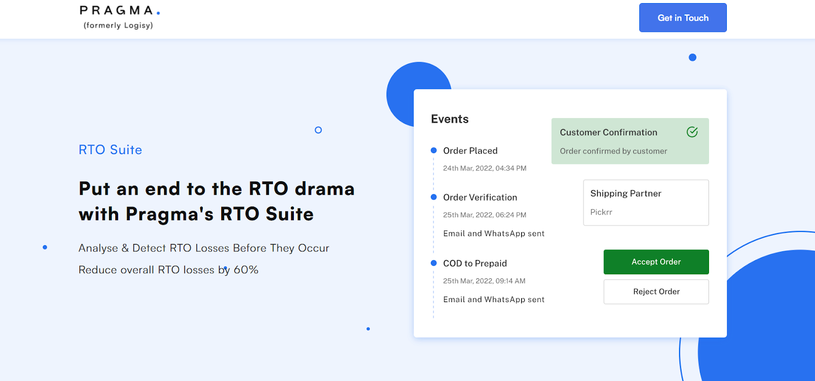 How Pragma RTO Suite Reduces RTOs and Handles Customer Returns