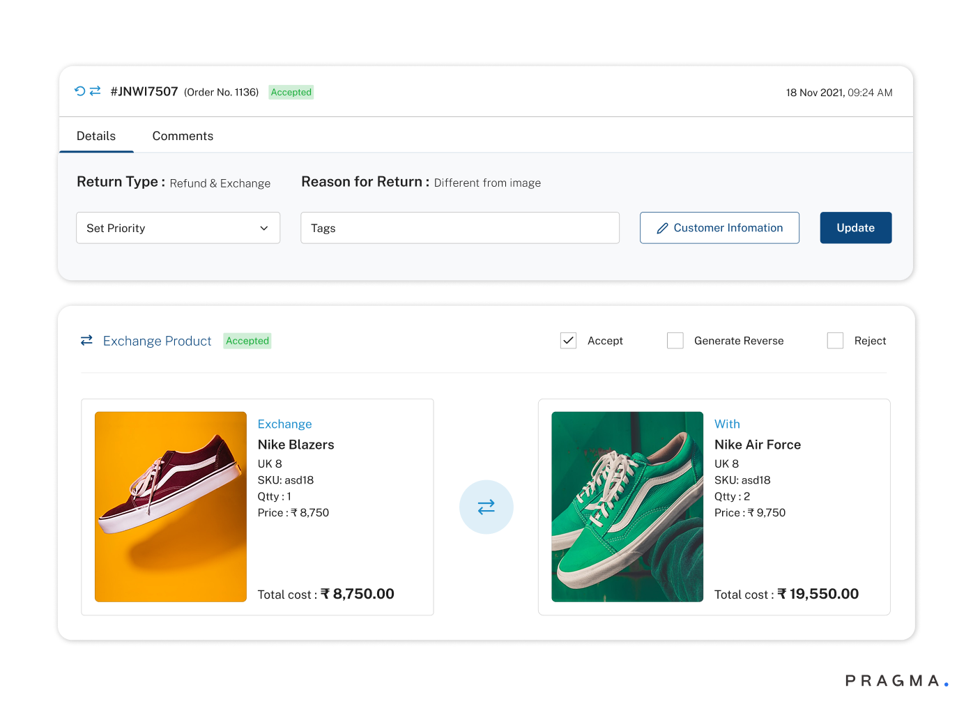 How Pragma Enhances Return Labels