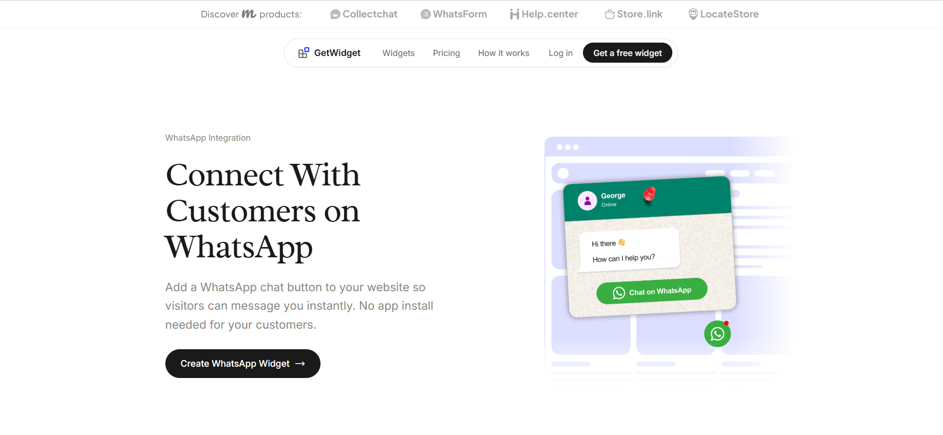 GetWidget WhatsApp CRM Alternative