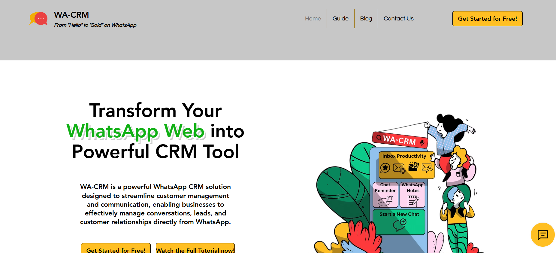 WA-CRM WhatsApp CRM Alternative