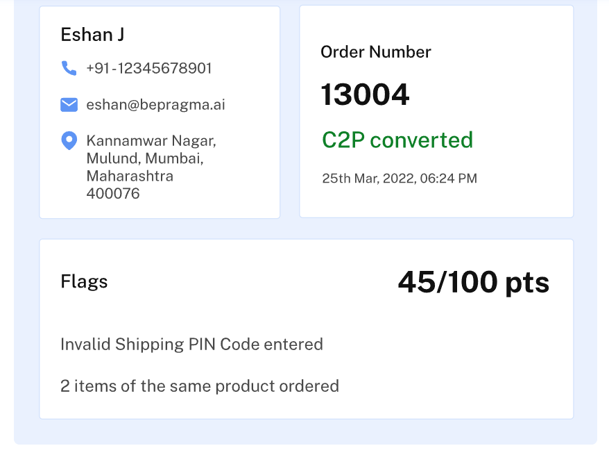 Pragma RTO Suite Address Verification