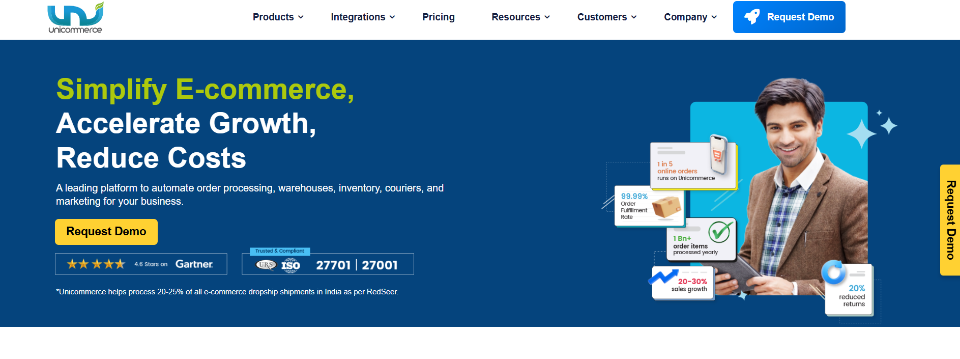 Delivery Intelligence Platform for E-commerce Brands