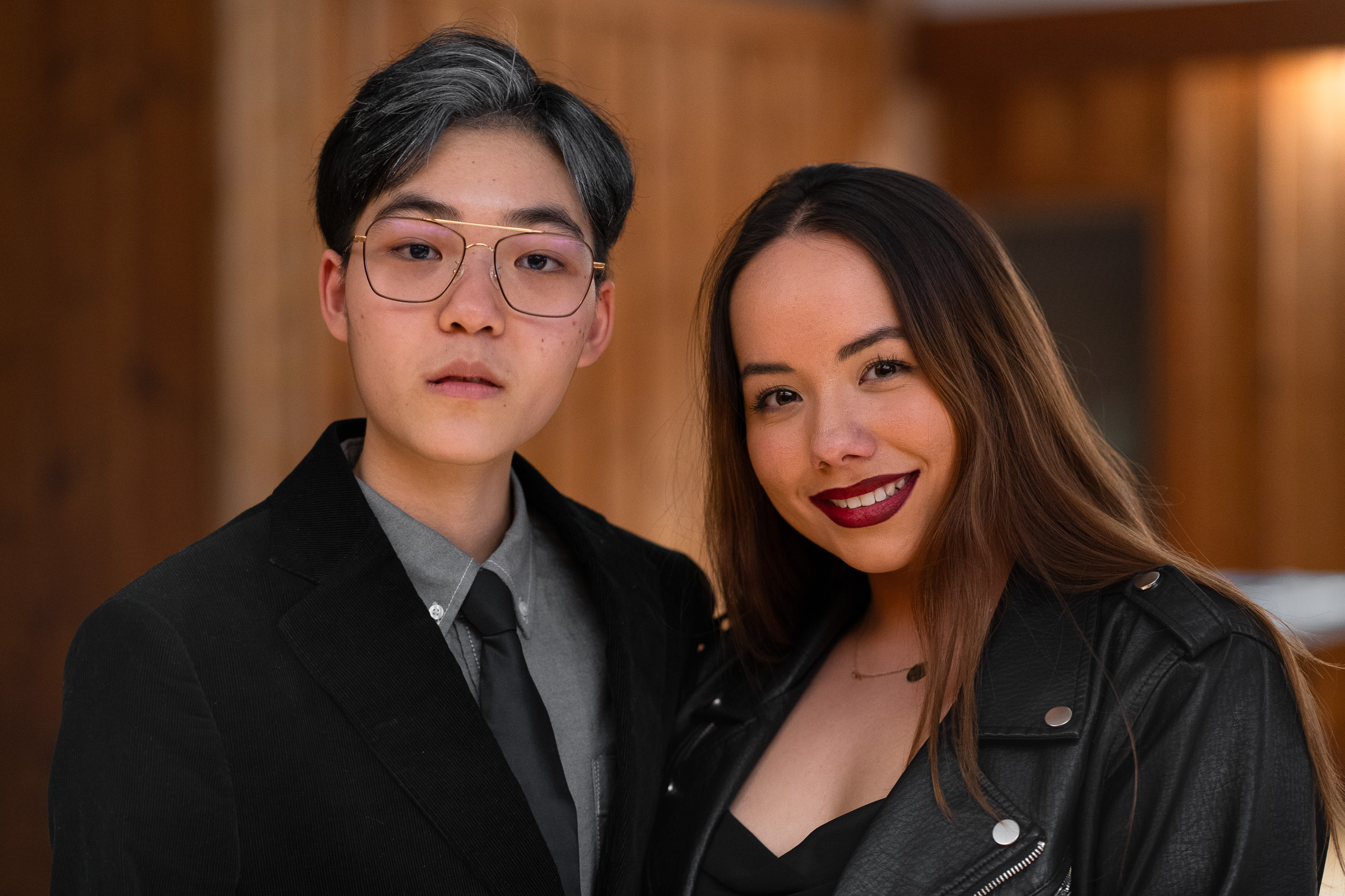 Color portrait of Eyckie and Claudia