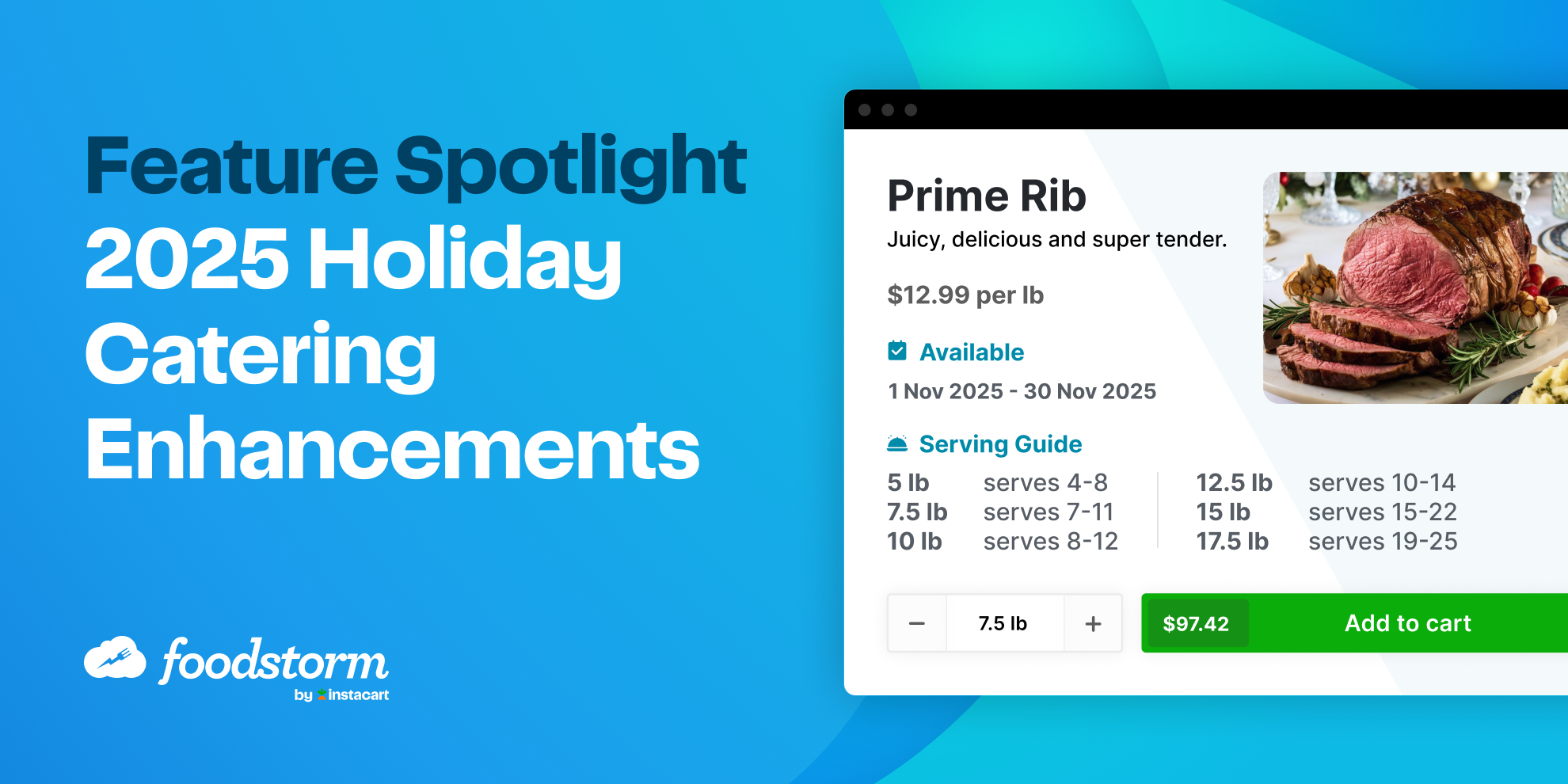 Feature Spotlight: Holiday Catering Enhancements