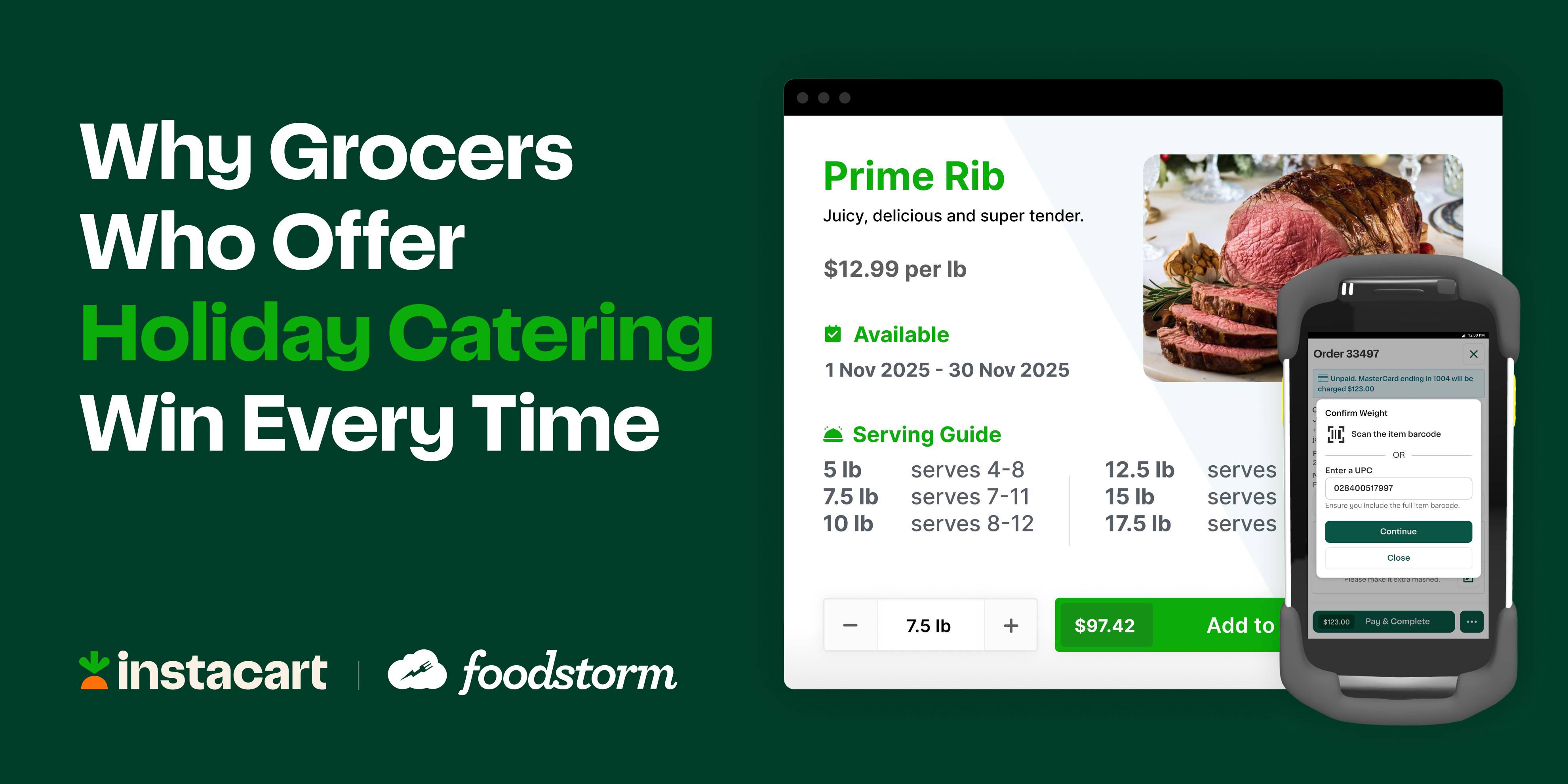 Why Grocers Who Offer Holiday Catering Win Every Time