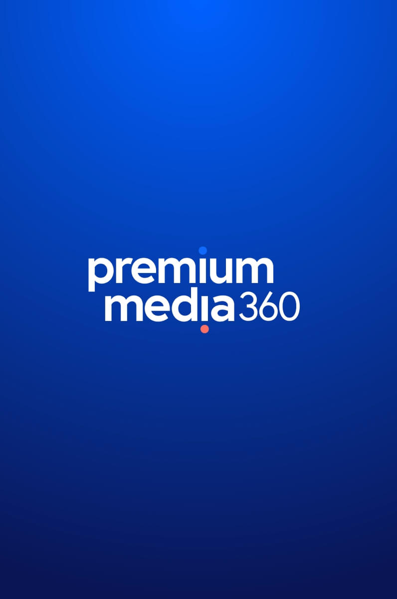 PremiumData 360 logo on a blue gradient