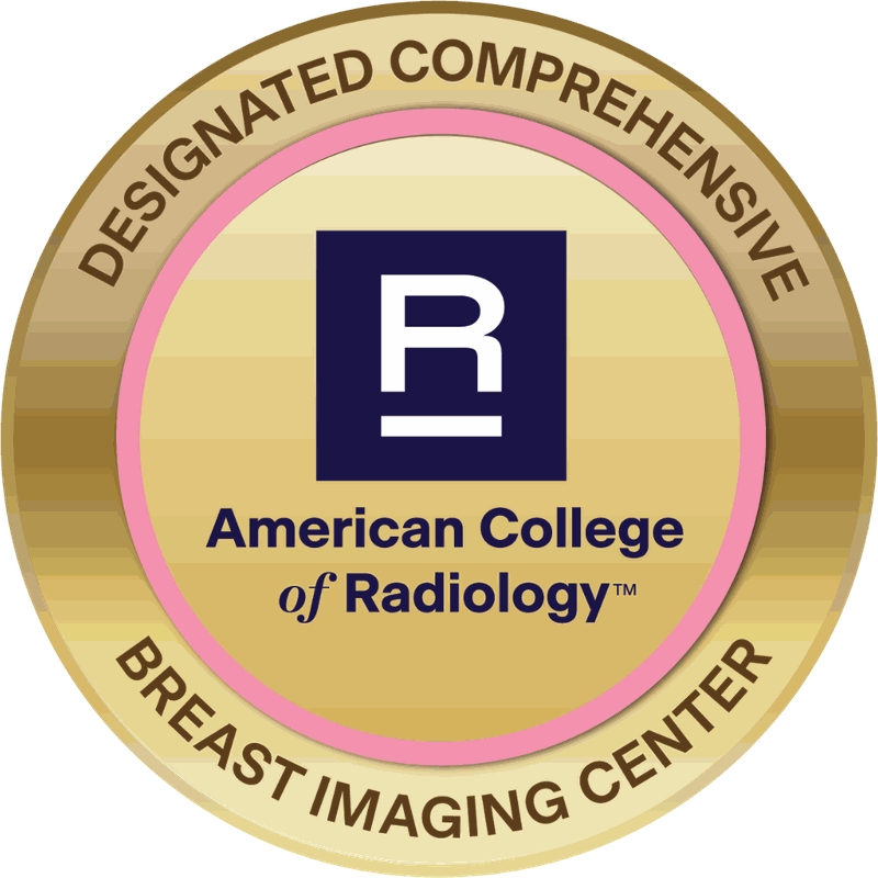 American College of Radiology Designated Breast Imaging Center of Excellence Badge