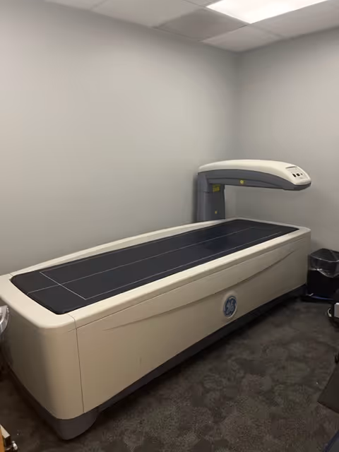 A dexa scan machine at the Lincoln clinic