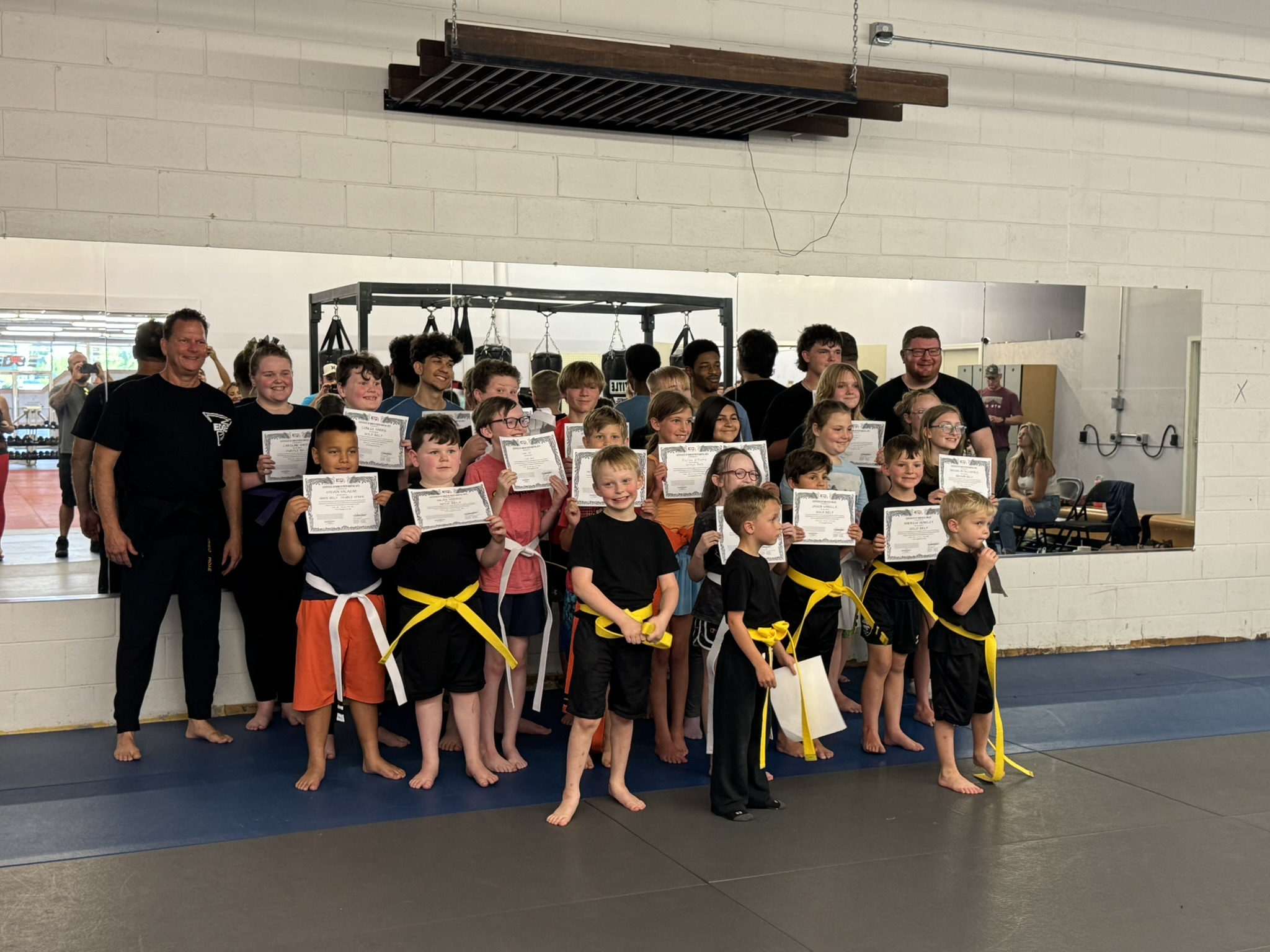 Edge Fitness Belt Promotion Celebration