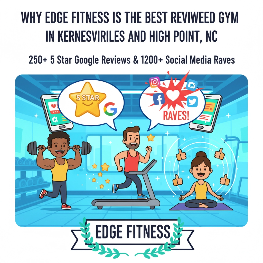 Why Edge Fitness Is the Best Reviewed Gym in Kernersville and High Point
