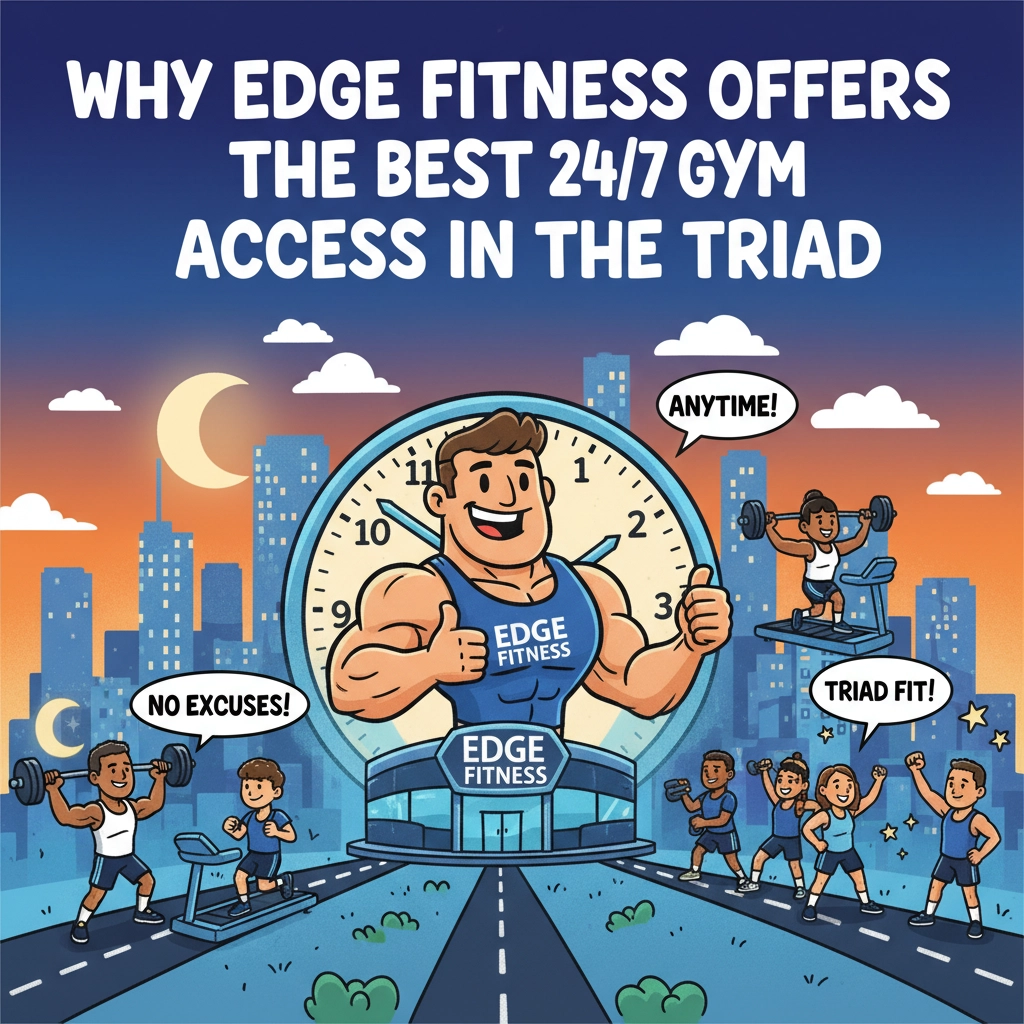 Edge Fitness Offers the Best 24/7 Gym Access in Kernersville
