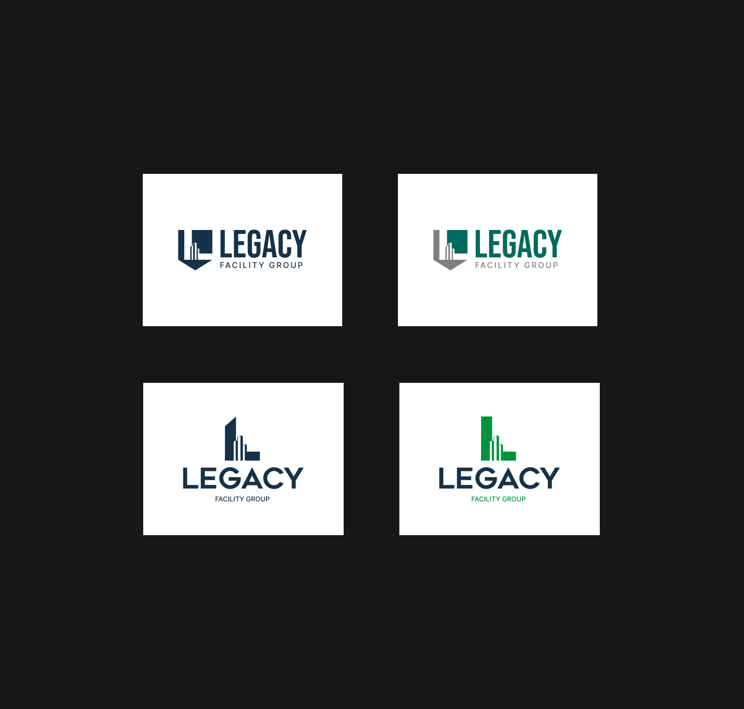 multiple legacy logos