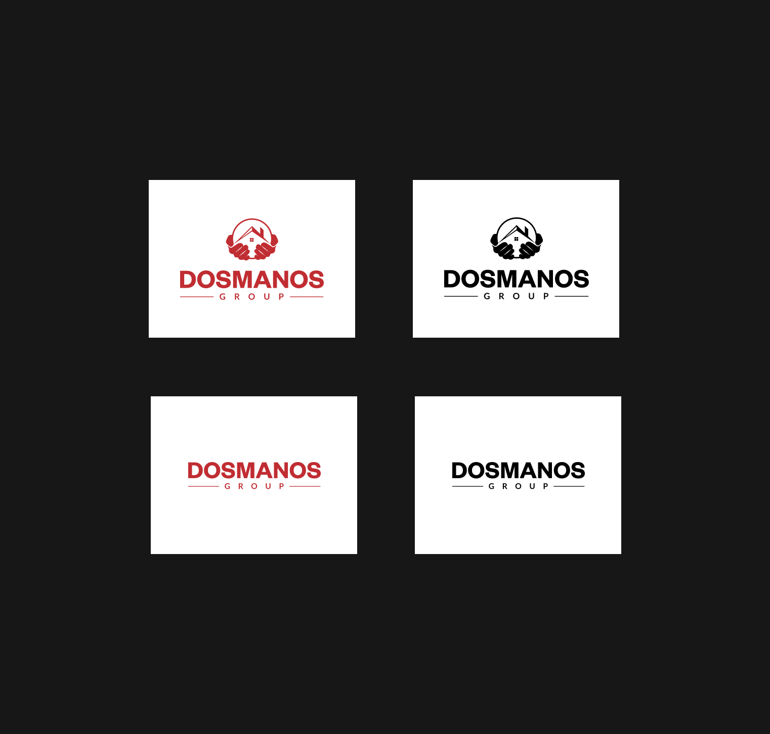 Dos Manos group multiple logos