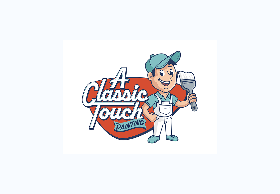a classic touch painting logo