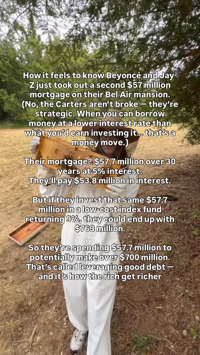 Turns out the Beyhive runs on compound interest.🐝💸