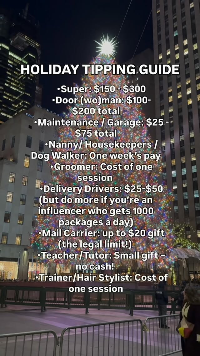 Confused about who to tip and how much? Here’s the official etiquette for tipping in 2025.  Save this video so you know exactly what to budget this holiday season.