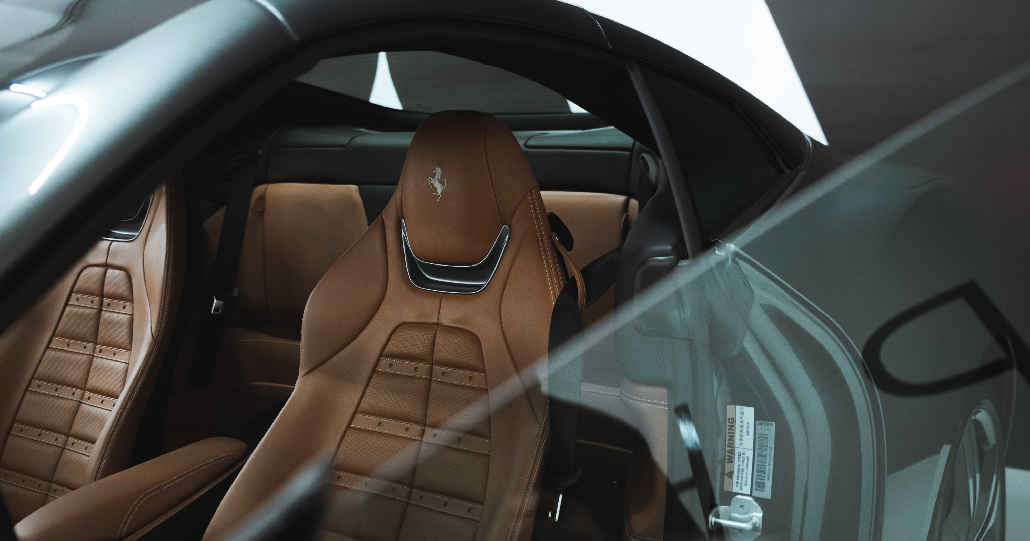 The cleaned interior of a car after ALPHASHINE's interior detailing service.