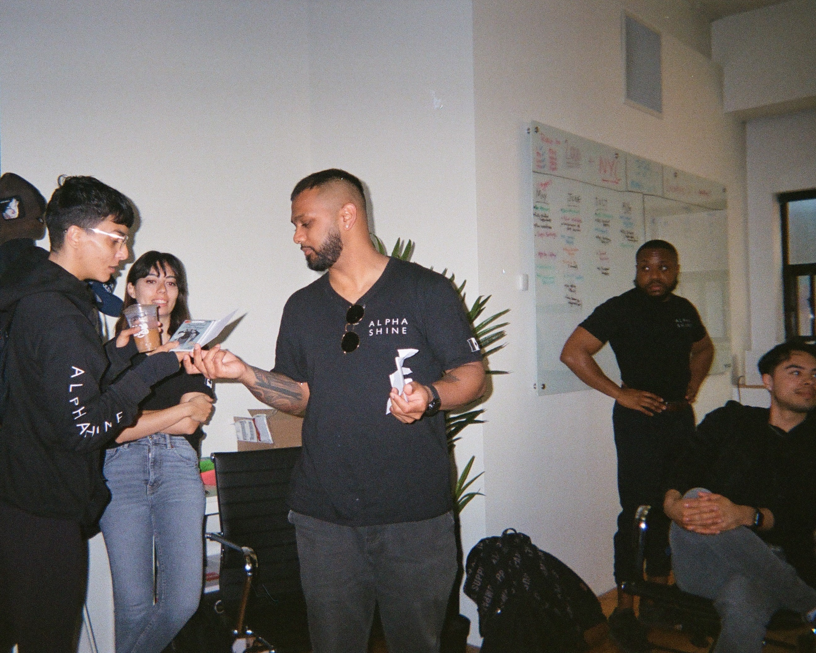 Alphashine team picture.