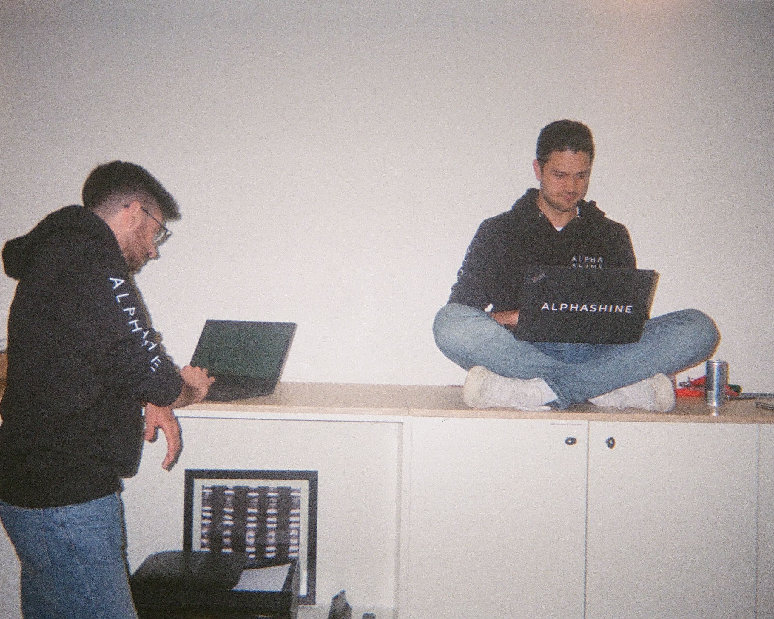 Alphashine team picture.