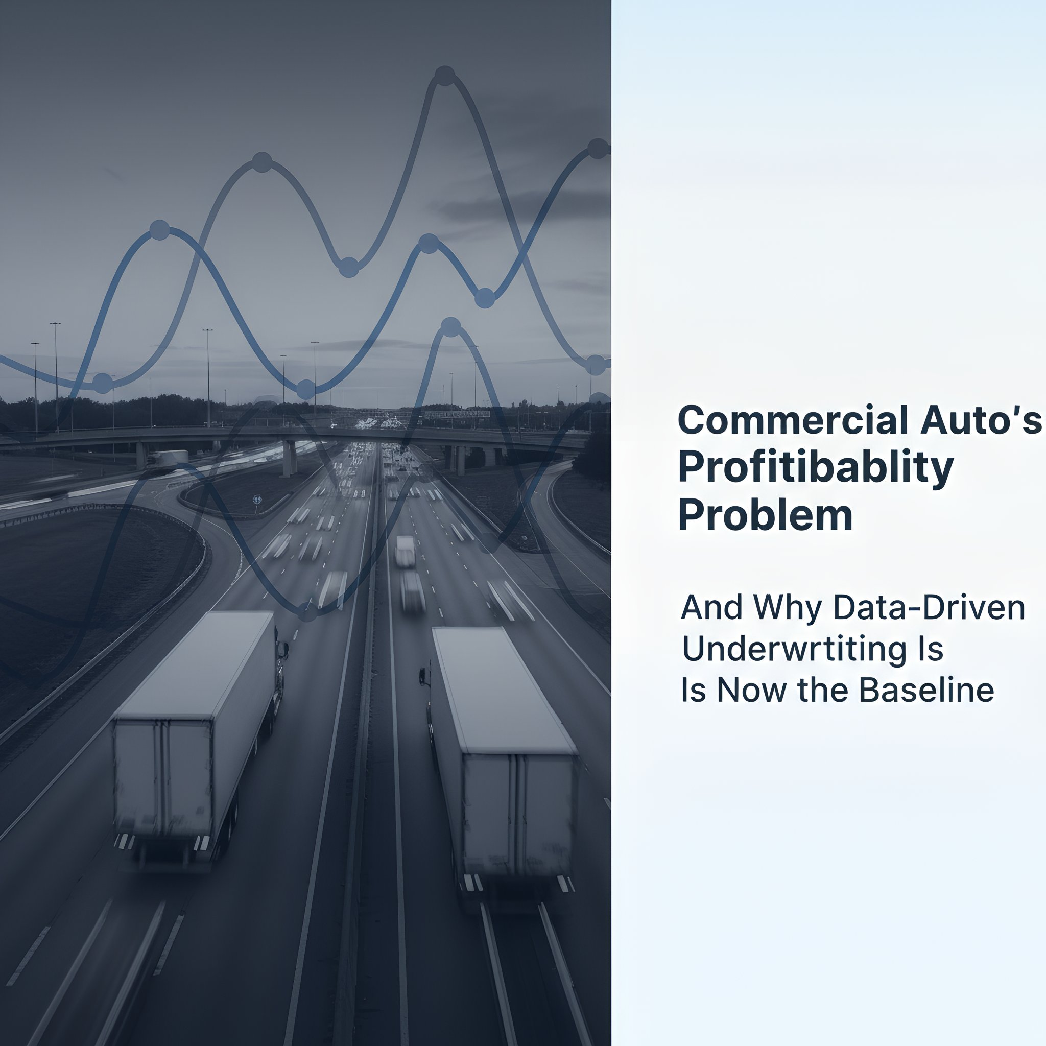 Commercial Auto's Profitability Problem — And Why Data-Driven Underwriting Is Now the Baseline