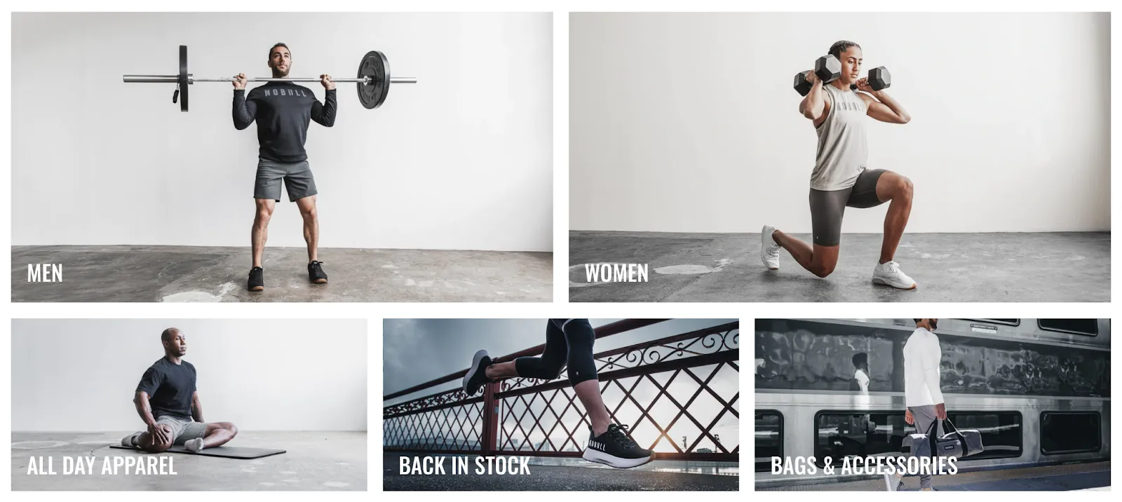 NOBULL Shopify ecommerce store