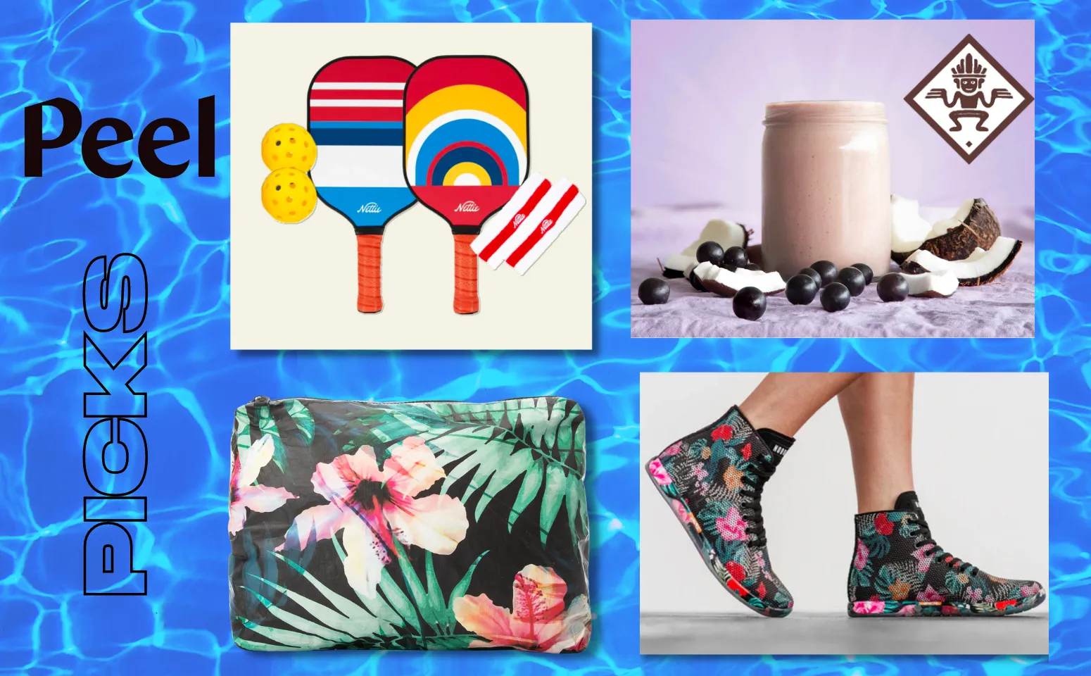 Discover Peel Insights' top 5 ecommerce brand picks for summer, featuring unique products from Netti, NOBULL, Ka’Chava, Aloha Collection, and URWizards to enhance your seasonal activities.