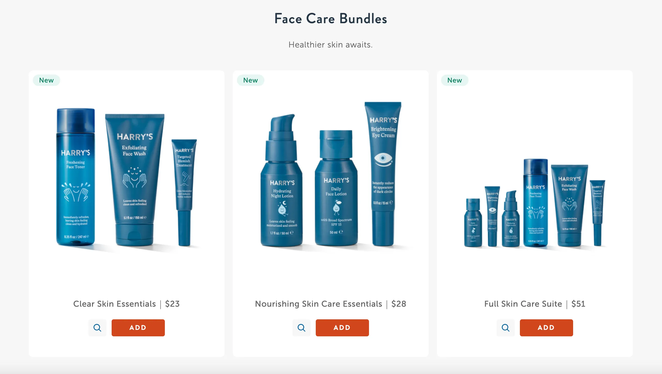 Face Care Bundle Pricing