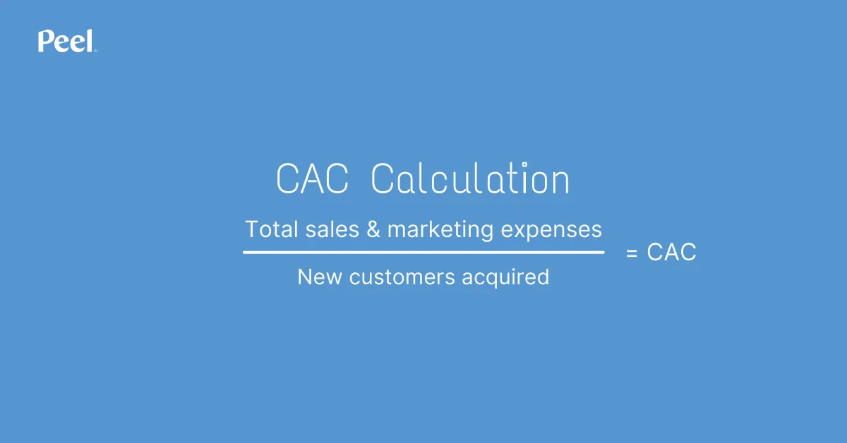 CAC Calculation for LTV/CAC ratio