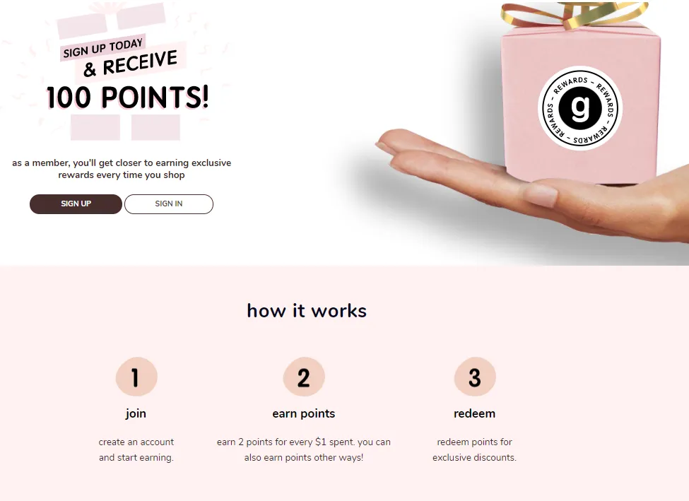 Georgiemane customer loyalty program