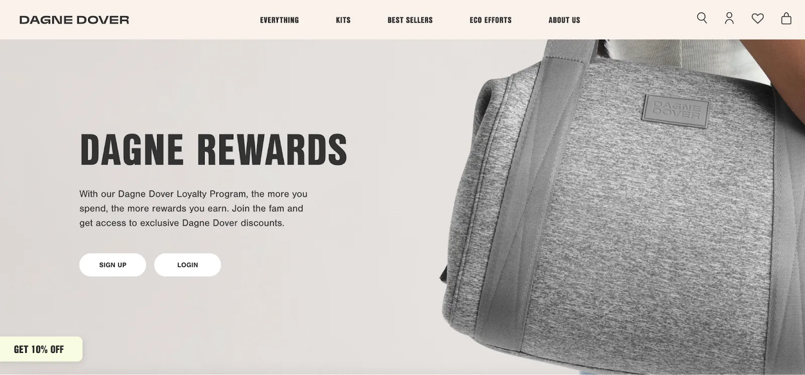 Dagne Dover loyalty program example