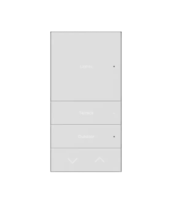 Control4 Lux Glossy White buttoncolor