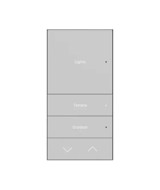 Control4 Lux Aluminum buttoncolor