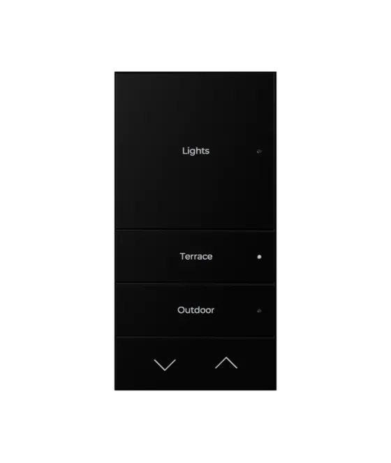 Control4 Lux Glossy Black buttoncolor