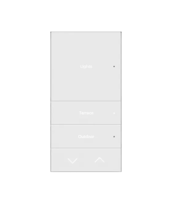 Control4 Lux Snow White buttoncolor