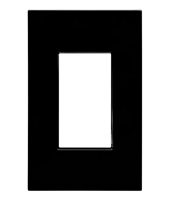 Control4 Contemporary Black faceplate