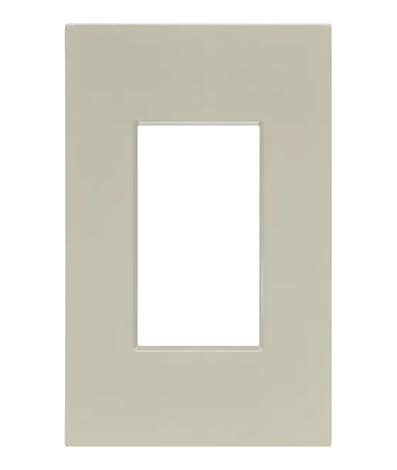 Control4 Contemporary Light Almond faceplate