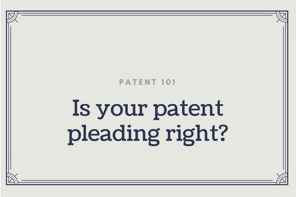 patent pleading