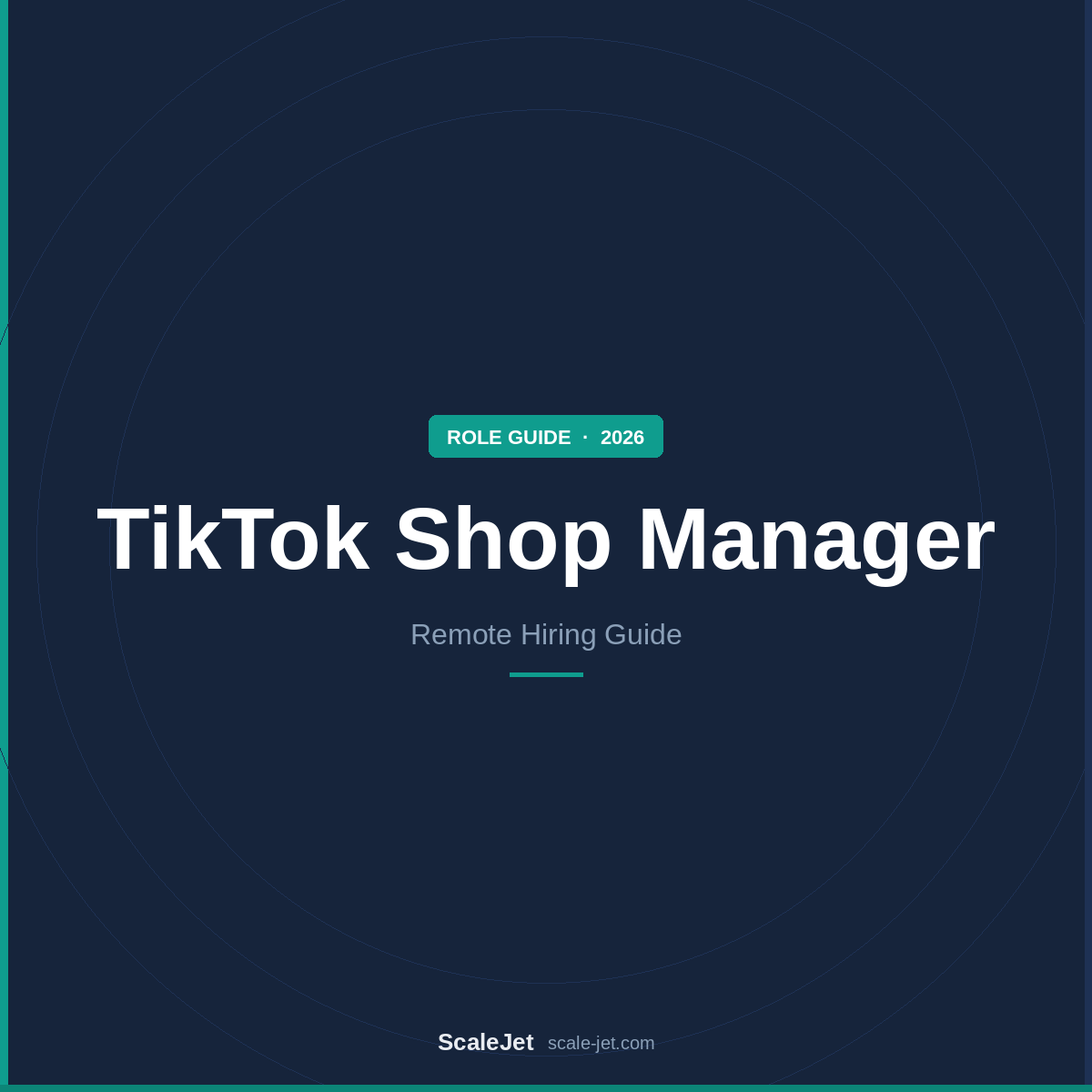 How to Hire a TikTok Shop Manager for Your Ecommerce Brand in 2026