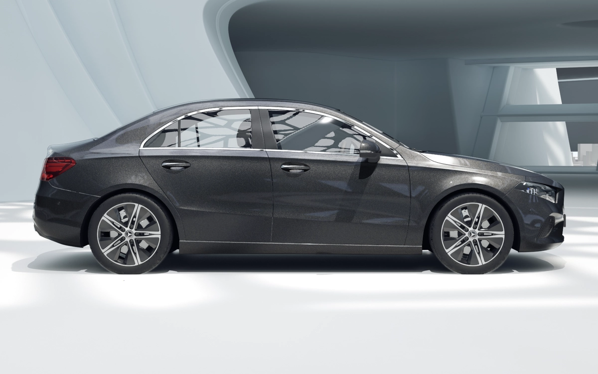 Mercedes A vue de profil