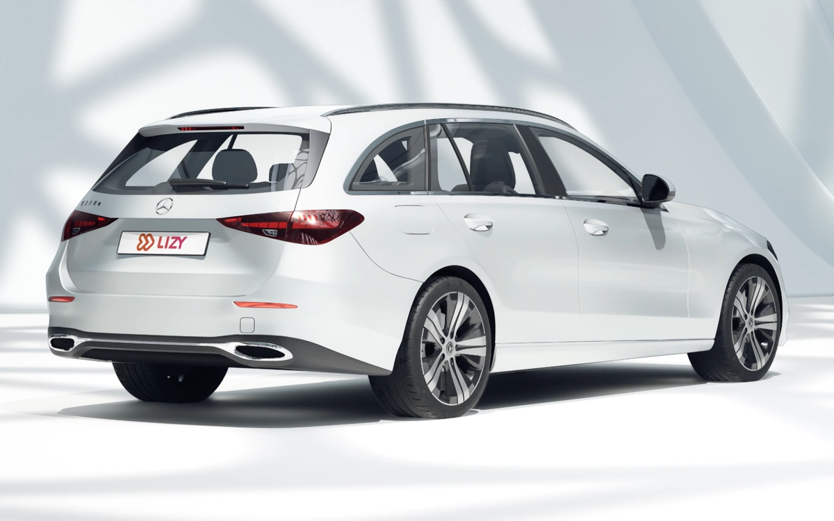 Mercedes C vue arrière