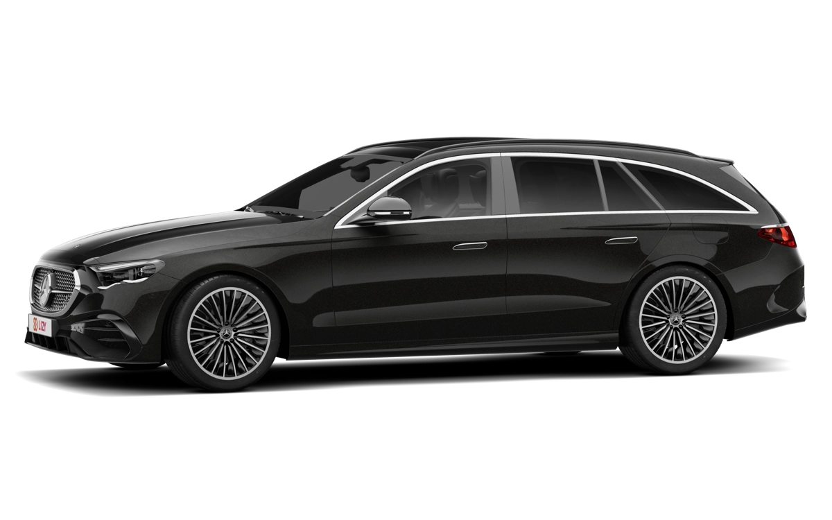 Mercedes E vue de profil