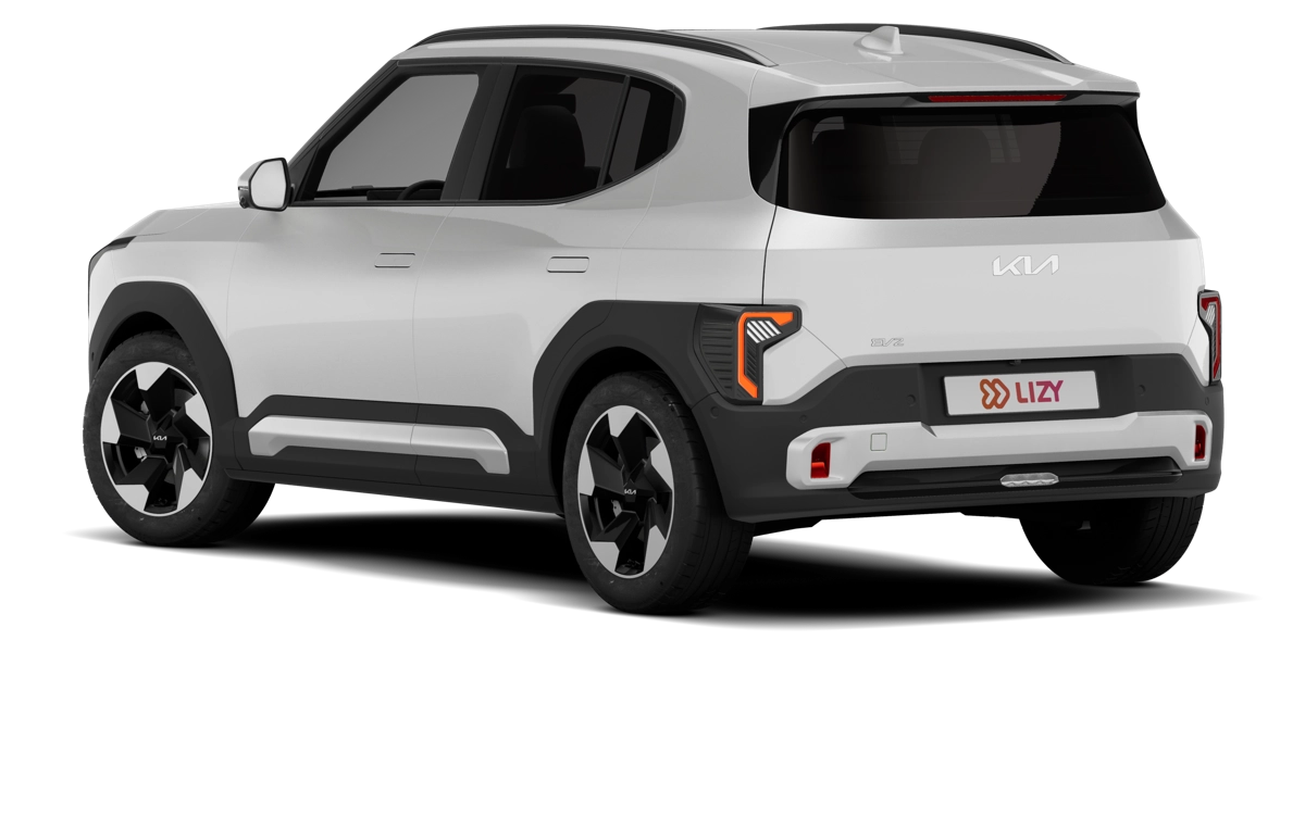 Kia EV2 vue trois quarts arrière