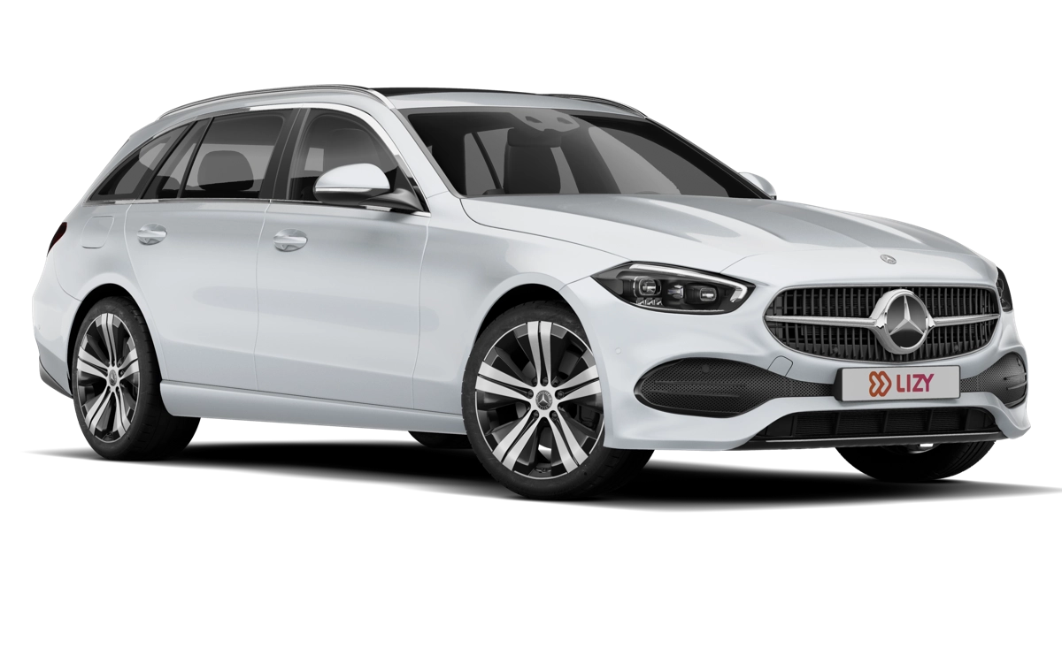 Mercedes C vue trois quarts avant