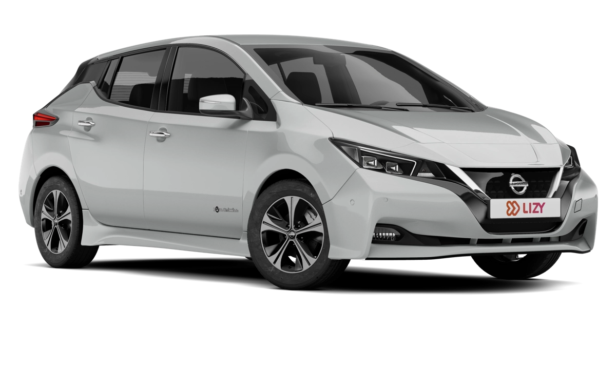 Nissan Leaf vue trois quarts avant