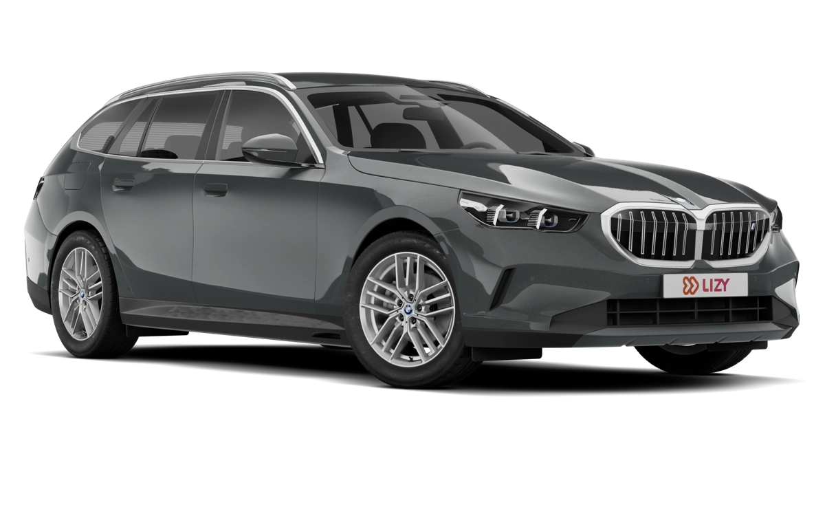 BMW i5 Touring vue trois quarts avant