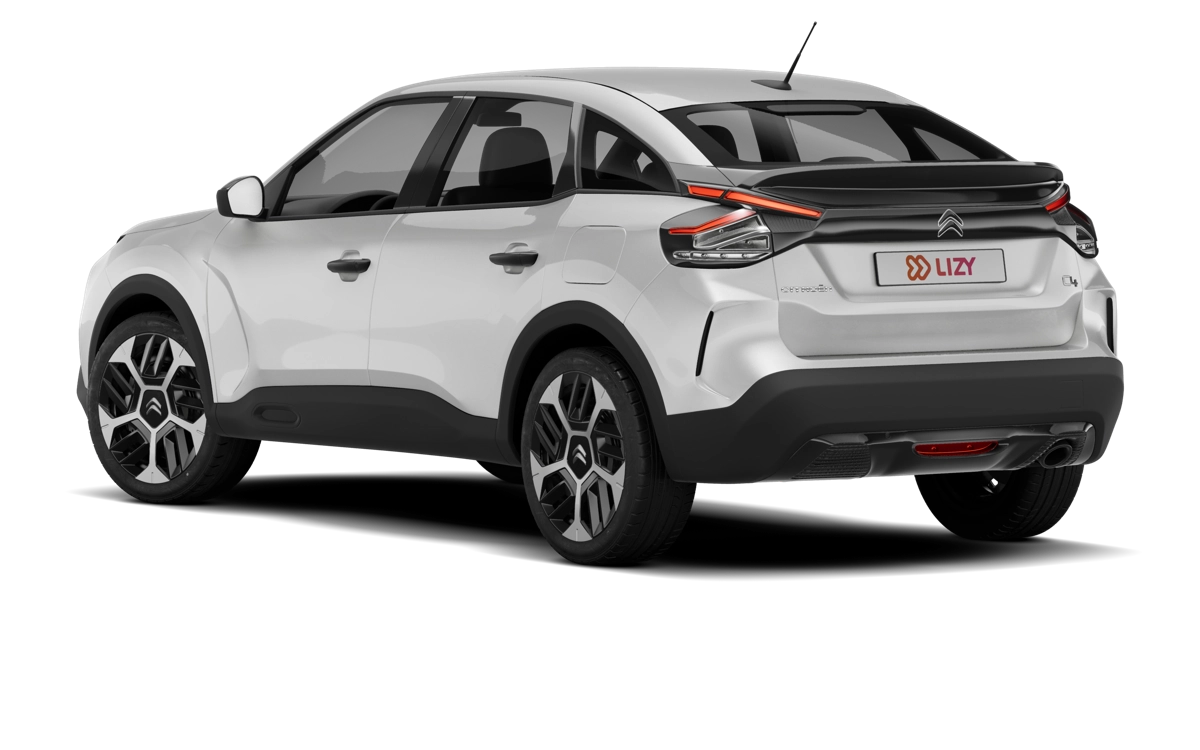 Citroën C4 vue trois quarts arrière