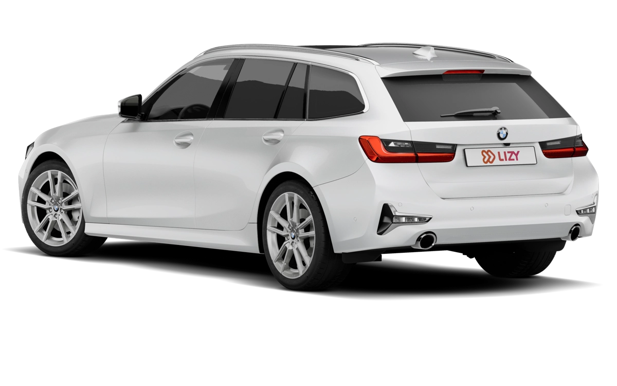 BMW 3 Touring vue trois quarts arrière