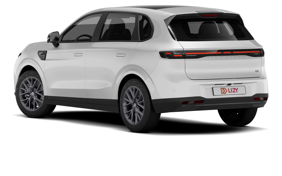Leapmotor B10 vue trois quarts arrière
