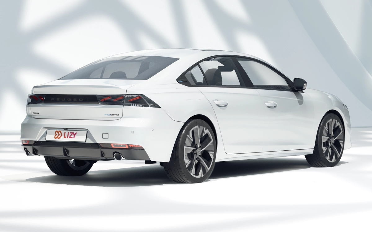 Peugeot 508 vue arrière